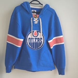 Reebok x CCM. Vintage Edmonton Oilers Sweater. Size Large.